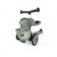 Тротинетка Scoot and Ride HKick 1 Lifestyle green lines с кош отпред